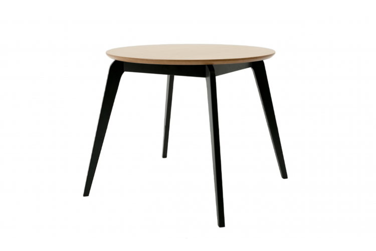 Стол Arki К 90 чёрный/натур