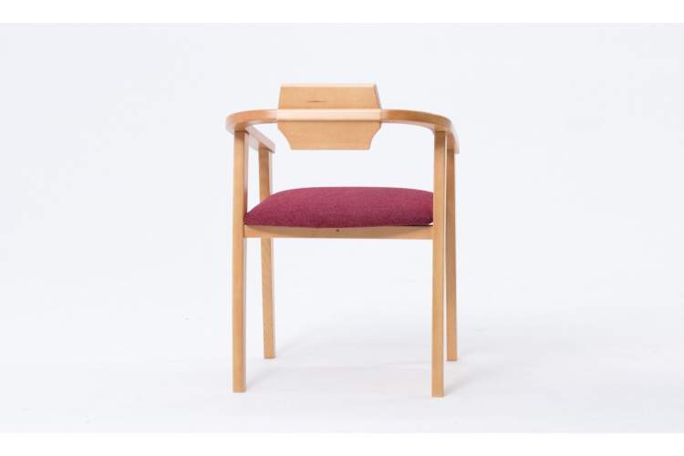 Стул-кресло Челси ПМ натур/красный-6