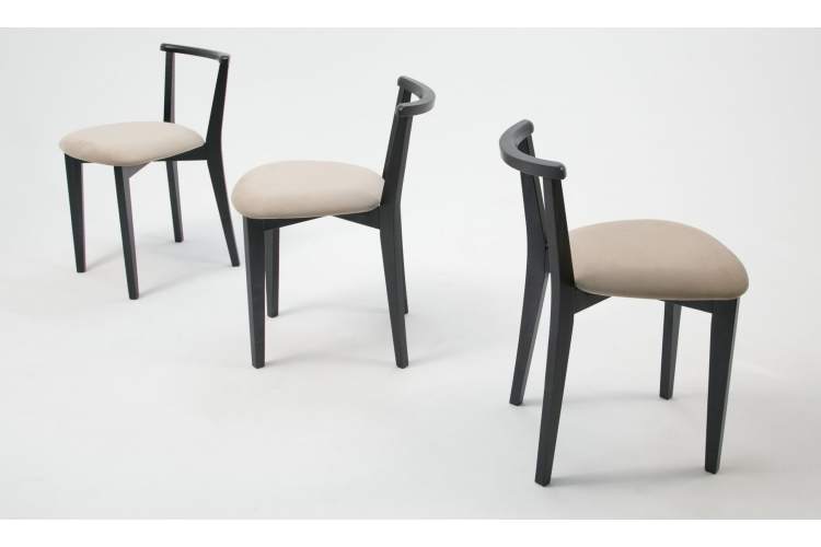 Стул Франк ПМ чёрный/бежевый-1