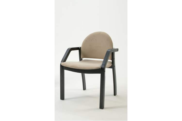 Стул-кресло Джуно 2.0 чёрный/бежевый-13