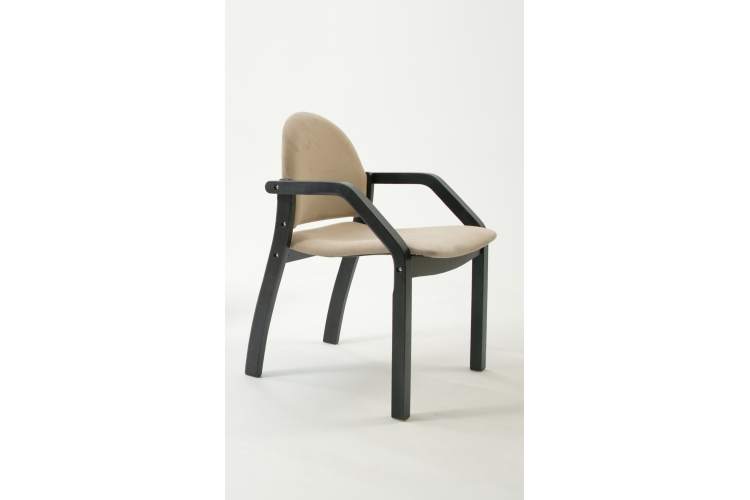 Стул-кресло Джуно 2.0 чёрный/бежевый-12