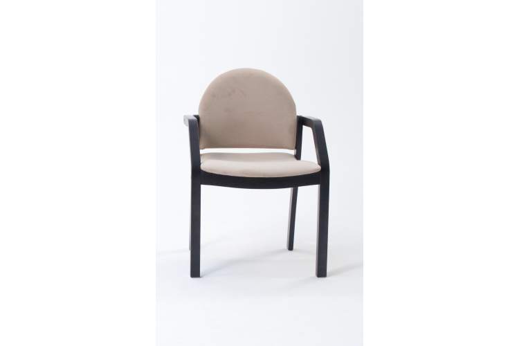 Стул-кресло Джуно 2.0 чёрный/бежевый-10