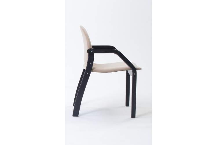 Стул-кресло Джуно 2.0 чёрный/бежевый-9