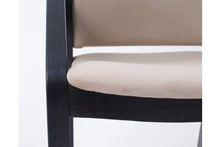Стул-кресло Джуно 2.0 чёрный/бежевый-3
