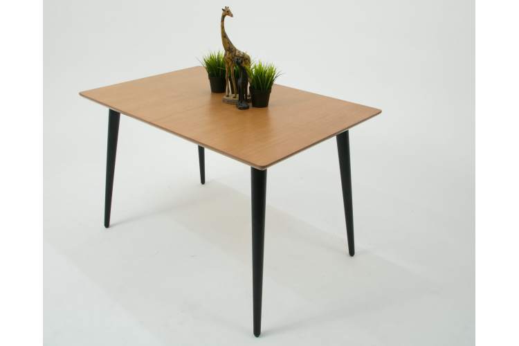 Стол Монте 120 чёрное дерево/натур-13