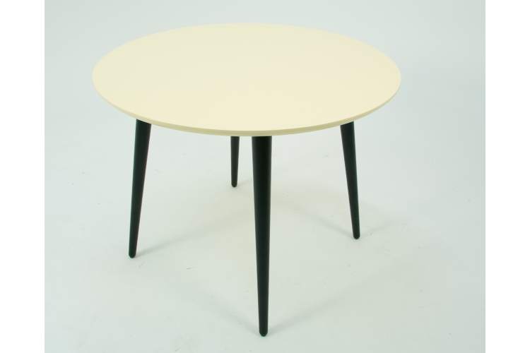 Стол Монте К 90 чёрное дерево/слоновая кость-7