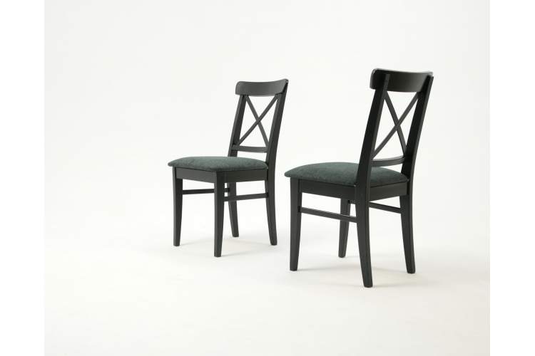 Стул Ингольф ПМ чёрный/зелёный-8