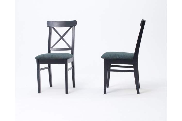 Стул Ингольф ПМ чёрный/зелёный-5