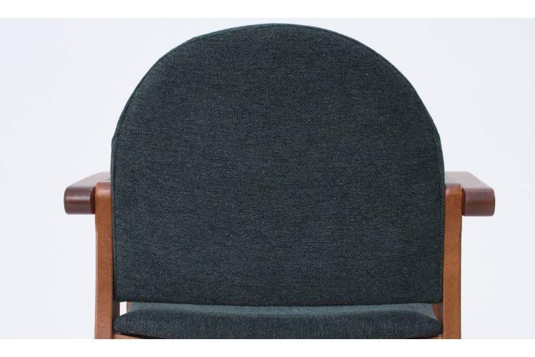 Стул-кресло Джуно 2.0 орех/зелёный-18