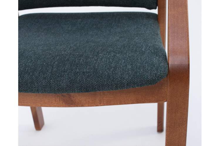 Стул-кресло Джуно 2.0 орех/зелёный-9