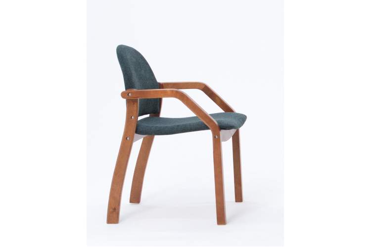 Стул-кресло Джуно 2.0 орех/зелёный-5