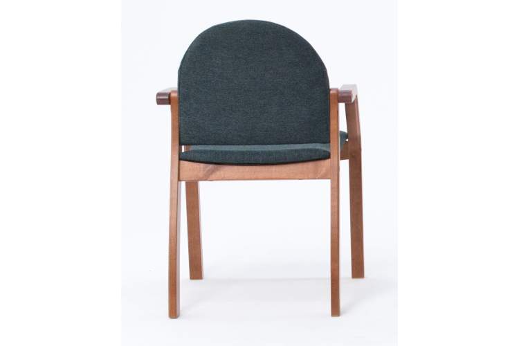 Стул-кресло Джуно 2.0 орех/зелёный-4