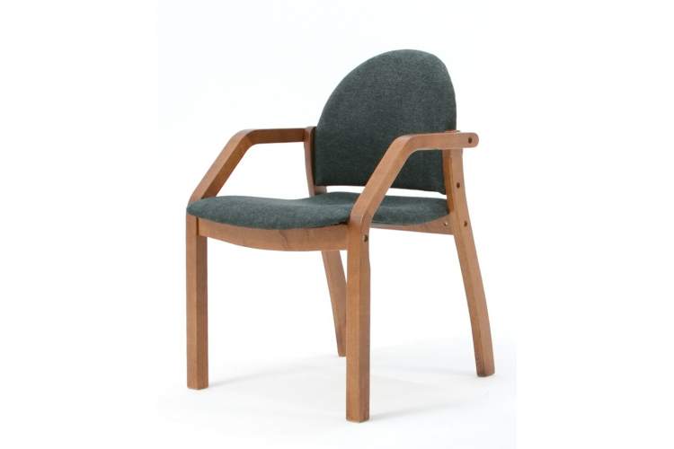 Стул-кресло Джуно 2.0 орех/зелёный-3