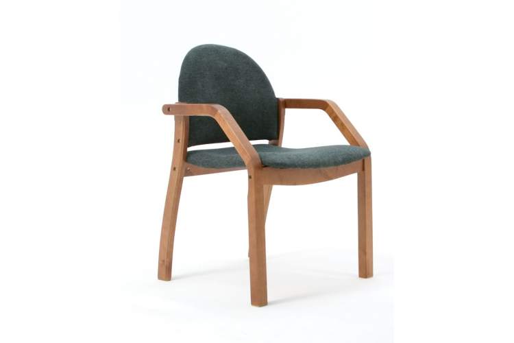 Стул-кресло Джуно 2.0 орех/зелёный-2