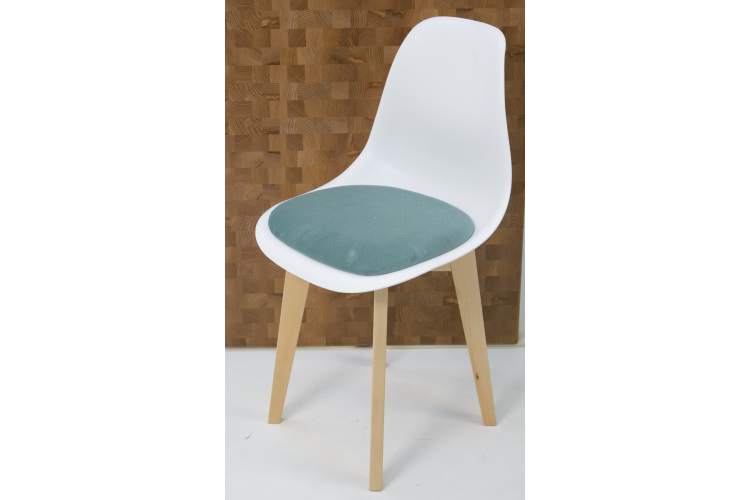 Стул Сашш натур /белый, бирюза-6