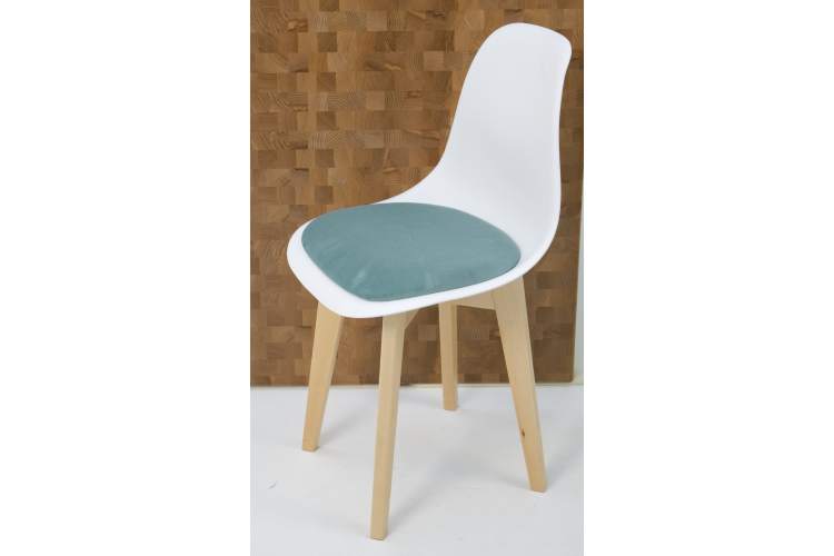 Стул Сашш натур /белый, бирюза-5