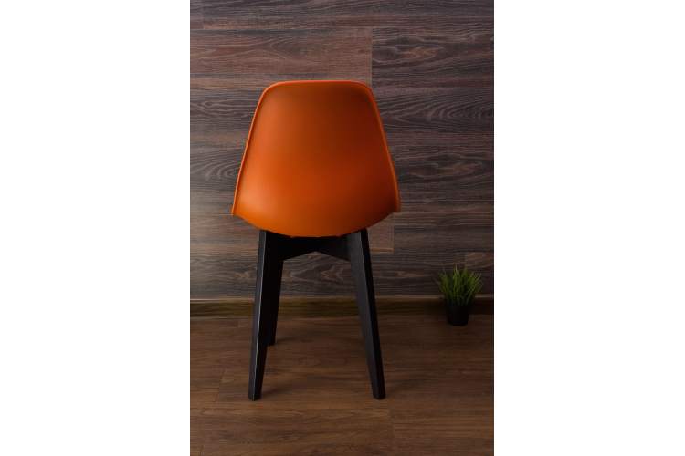 Стул Сашш чёрный /оранжевый-4