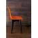 Стул Сашш чёрный /оранжевый