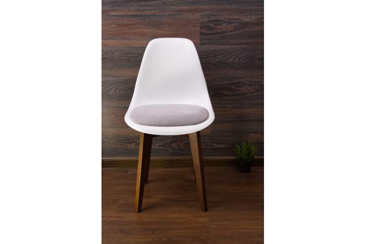 Стул Сашш орех /белый, серый-8