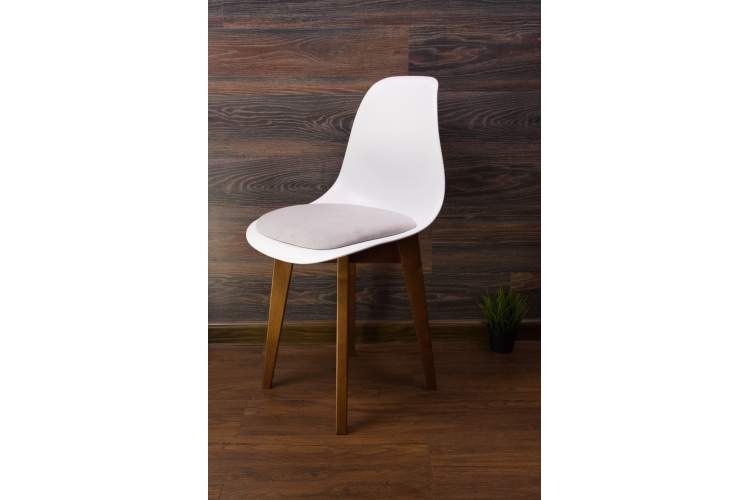 Стул Сашш орех /белый, серый-7