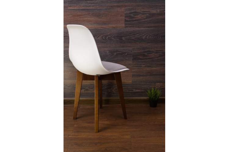 Стул Сашш орех /белый, серый-3