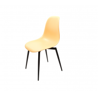 Стул Туссе чёрный /персиковый