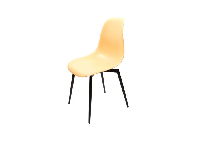 Стул Туссе чёрный /персиковый