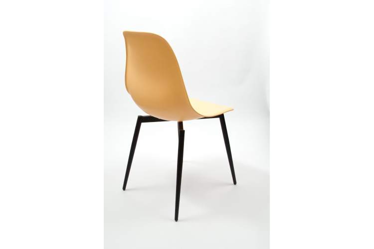 Стул Туссе чёрный /персиковый-14