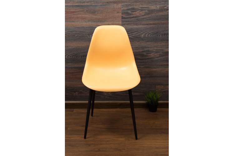 Стул Туссе чёрный /персиковый-1