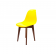 Стул Сашш орех /жёлтый