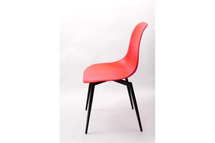 Стул Туссе чёрный /красный-2