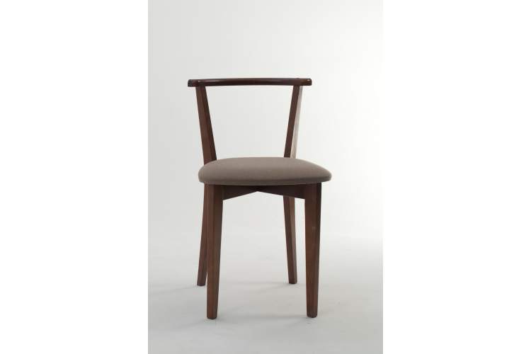 Стол Pawook К 90 орех со стульями Франк ПМ орех/бежевая рогожка-5