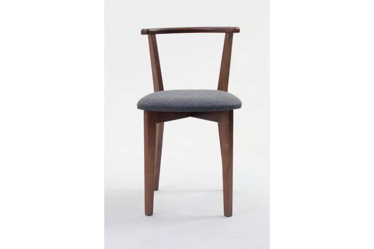 Стол Arki К 100 орех со стульями Франк ПМ орех/графит рогожка-9