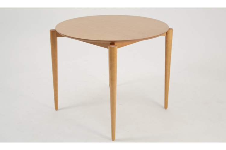 Стол Pawook К 90 натур со стульями Франк ПМ натур/бежевая рогожка-5