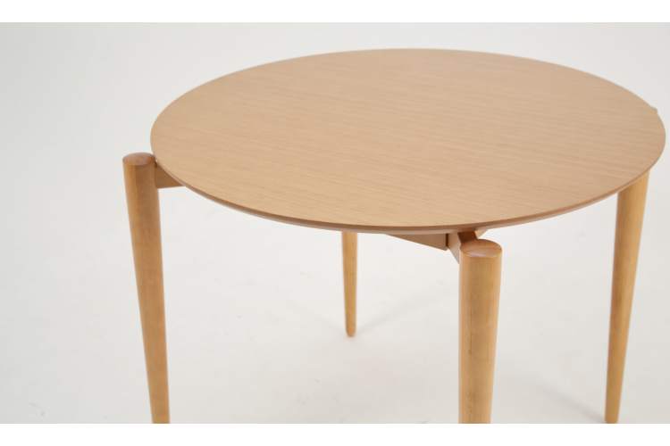 Стол Pawook К 90 натур со стульями Франк ПМ натур/бежевая рогожка-6