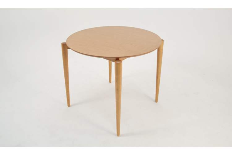 Стол Pawook К 90 натур со стульями Франк ПМ натур/бежевая рогожка-7