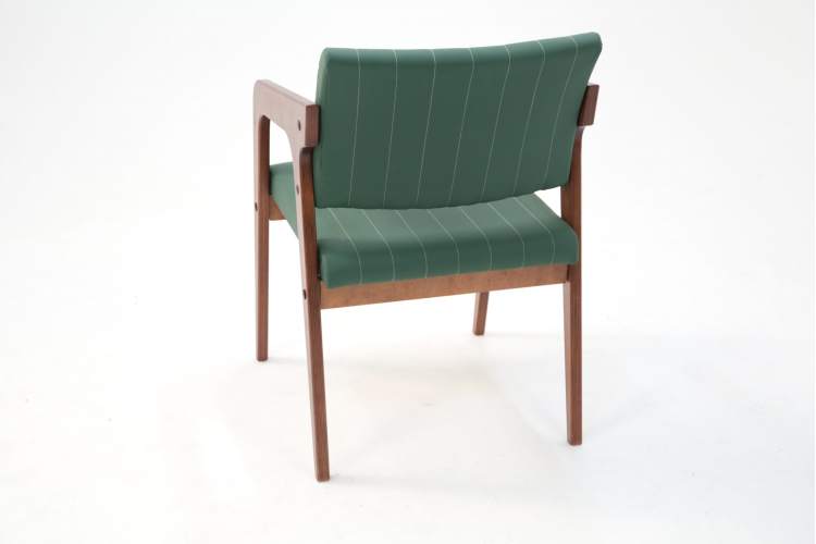 Стул-кресло Шадди орех/зелёный-5