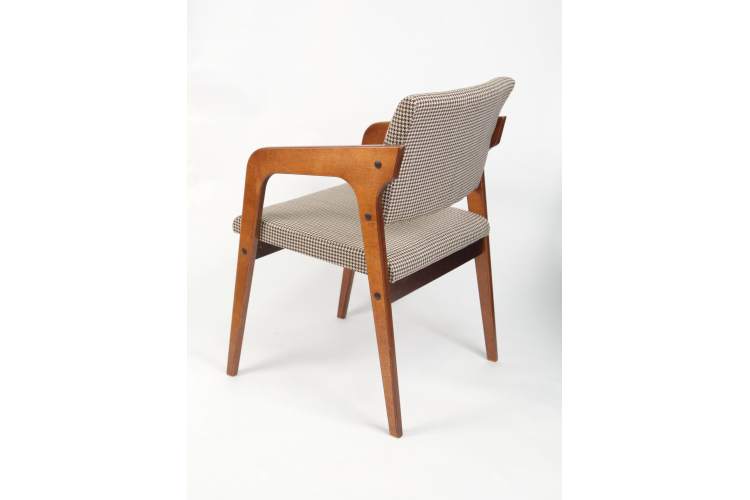 Стул-кресло Шадди орех/гусиная лапка-3