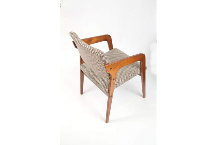 Стул-кресло Шадди орех/гусиная лапка-10