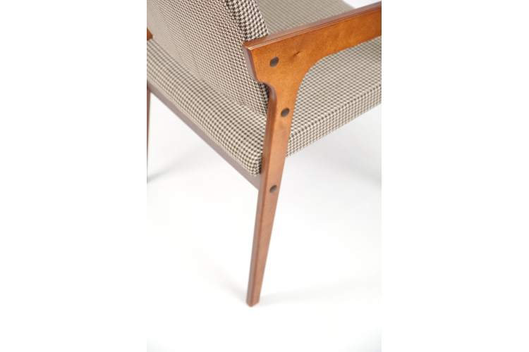 Стул-кресло Шадди орех/гусиная лапка-11