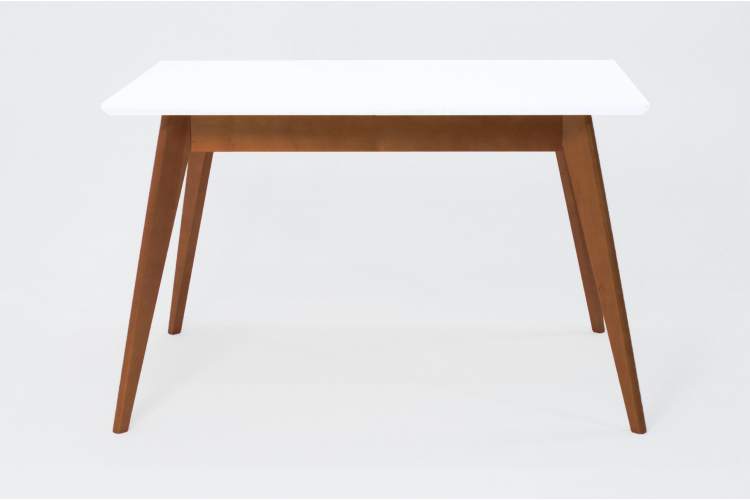 Стол Сканди 120, Орех/ Белый-1