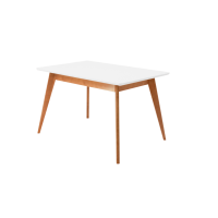 Стол Сканди 120, Орех/ Белый
