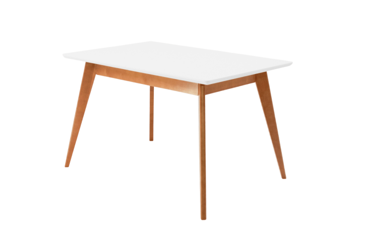 Стол Сканди 120, Орех/ Белый