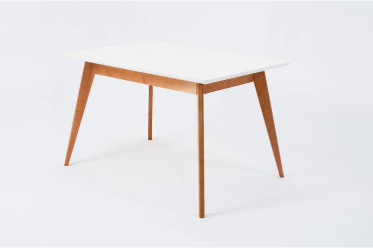 Стол Сканди 120, Орех/ Белый-2