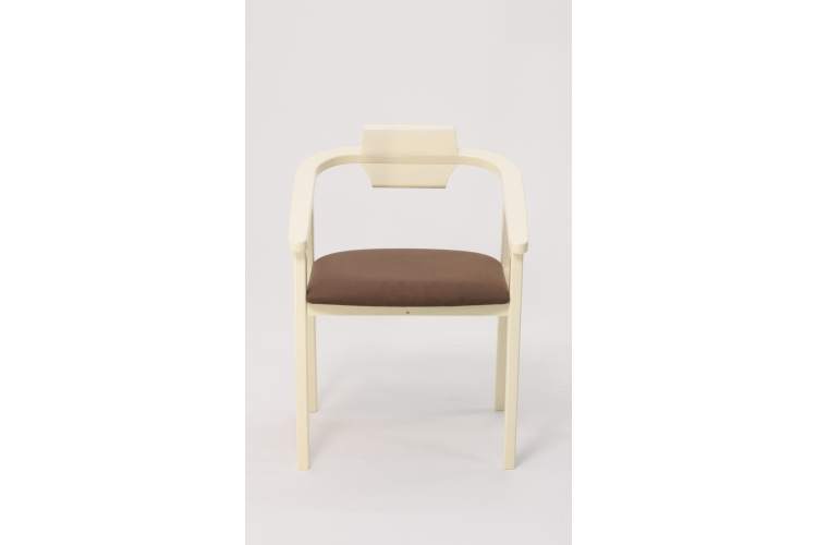 Стул-кресло Челси ПМ слоновая кость коричневый-5