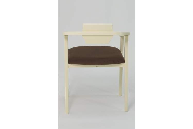 Стул-кресло Челси ПМ слоновая кость коричневый-4