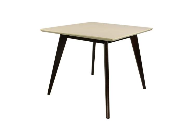 Стол Сканди М 90, Венге/Слоновая кость