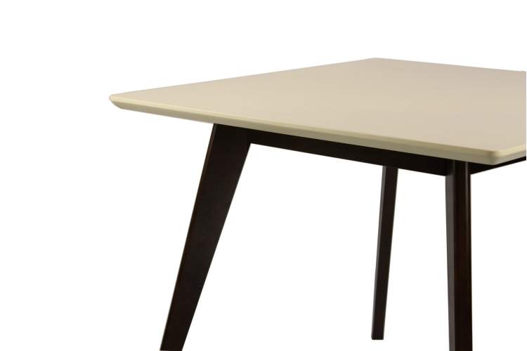 Стол Сканди М 90, Венге/Слоновая кость-2