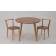 Стол Монте К 100 натур со стульями Франк натур
