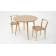 Стол Монте К 100 натур со стульями Франк натур